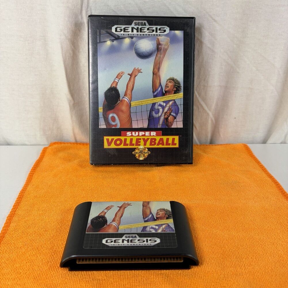 Super Volleyball Sega Genesis 1991 Tested Works No Manual